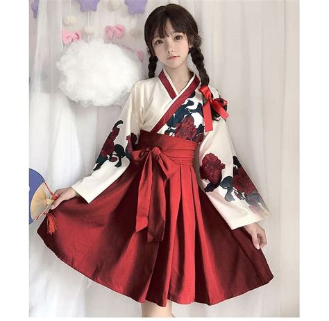 Japanese Original Style Kimono Long And Short Dress Kuru Store In
