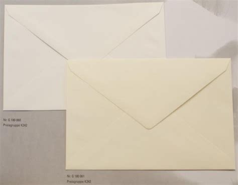 Briefumschlag 18x12 Cm Weiß Struktur Nassklebung Prg180060 Kuverts