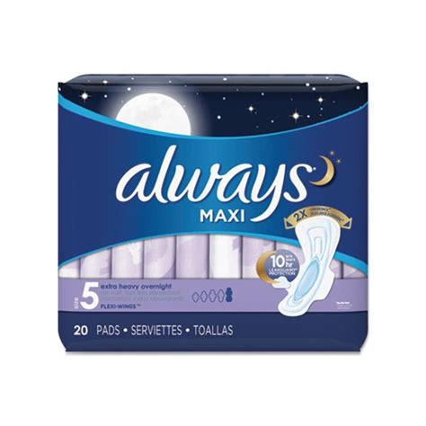always maxi pads extra heavy overnight pgc17902pk