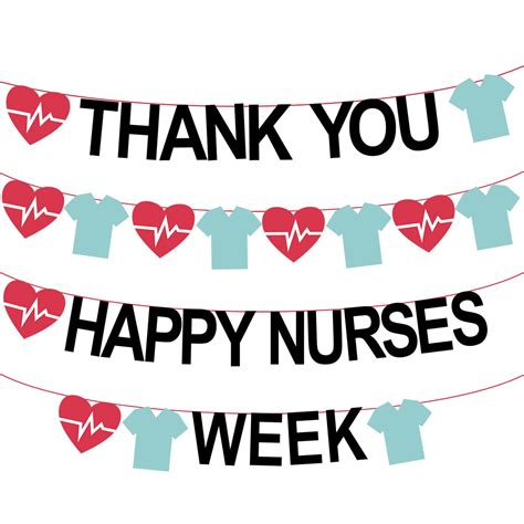 Buy Happy Nurses Week Banner Thank You Nurses Party Decorations Nurse