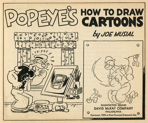 All you need is a certain kind of paper. Cartoon Concept Design: HOW TO DRAW POPEYE