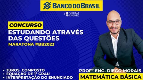 Concurso Banco do Brasil Questões Cesgranrio YouTube