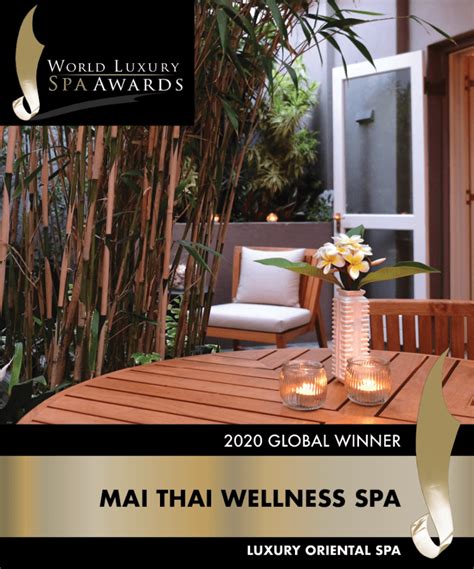 Awards Mai Thai Wellness Spa