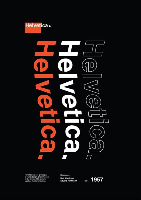 Helvetica Typography Book On Behance Helvetica Typography Typography