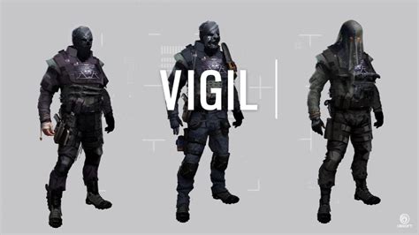 Vigil watches ying interacting with others. Vigil Concept/Potential(?)Headgear and Uniforms. That net ...