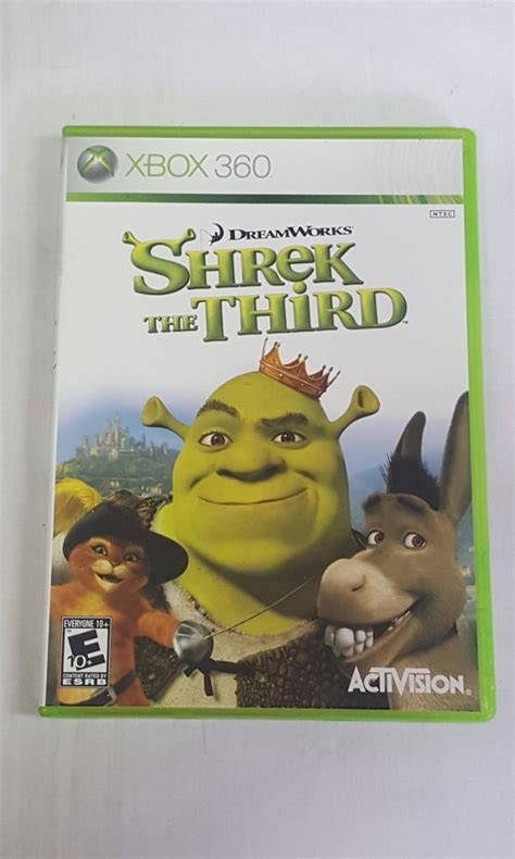 Xbox 360 Shrek The Third Video Gaming Video Games Xbox On Carousell