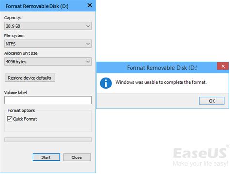 You can also directly format your windows 10 laptop with windows 10 bootable cd or bootable usb disk. Fix 'Can't Format USB Flash Drive' Error and Restore It to ...