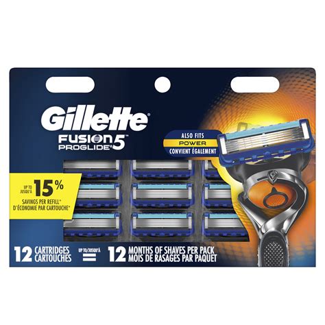 gillette fusion5 proglide men s razor blades 12 refills walmart inventory checker brickseek