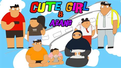 Cute Girl And Abang Menggambar Kartun Untuk Anak Anak Kartun Untuk