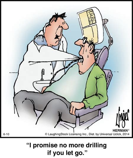 herman by jim unger for june 10 2014 dentist humor dentist jokes cartoon jokes