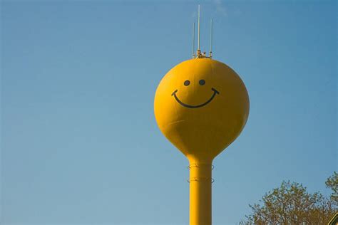 Smiley Face Tower At Sunset Eagle Wisconsin Charles Edward Miller