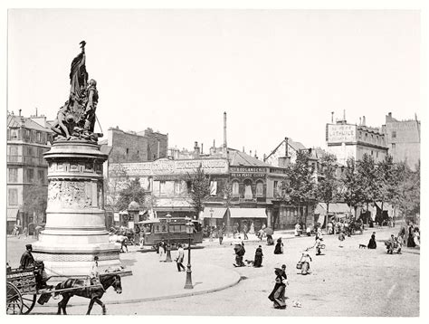 Historic Bandw Photos Of Paris France Late 19th Century