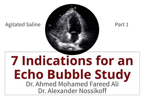7 Indications For An Echo Bubble Study Cardioserv