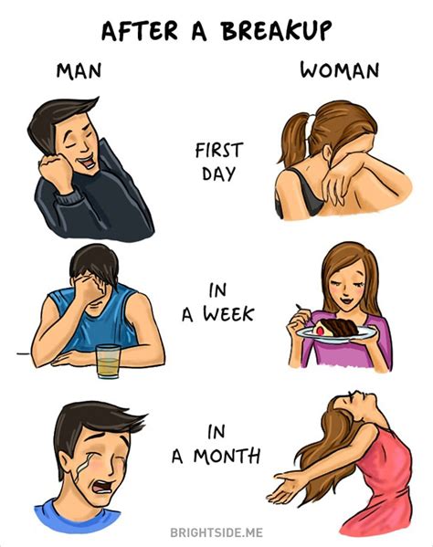 Illustrator Draws 14 Differences Between Men And Women
