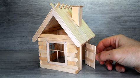 Popsicle Stick House Diy Youtube