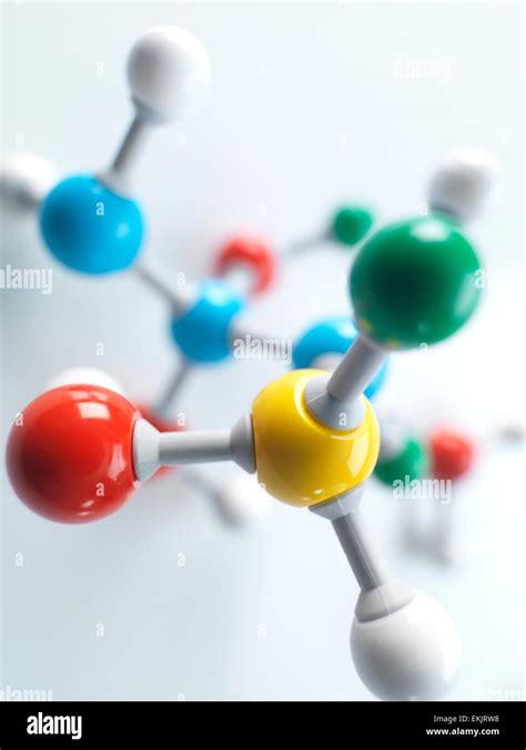 Ball And Stick Model Chemical Chemistry Compound Connections