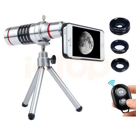 2017 18x Zoom Telescope Telephoto Lenses Phone Lentes Kit For Samsung