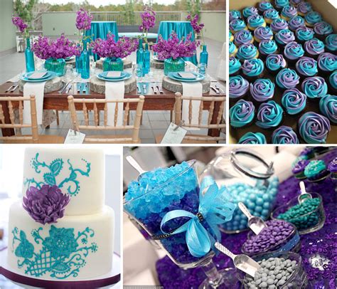 Best Ideas For Purple And Teal Wedding Lianggeyuan123