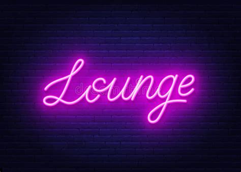 Lounge Bar Neon Sign Brick Wall Background Stock Illustrations 113 Lounge Bar Neon Sign Brick