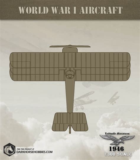 1300 Scale Wwi Sopwith Triplane Metal Aircraft Model
