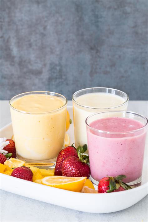 Yogurt Protein Smoothie 3 Ways Eat Good 4 Life