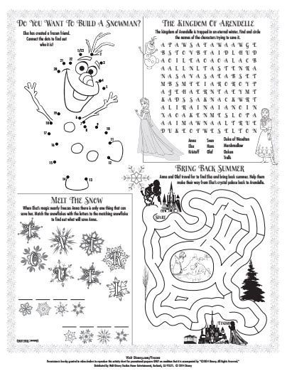 Disney Activity Pages Bing Images Disney Activities Disney