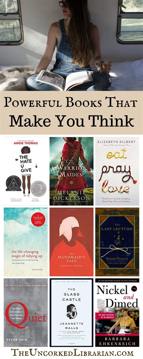 Here are some fiction books that can offer a different perspective of the world around you. 42 Powerful Books That Make You Think Differently ...