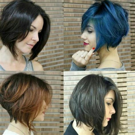 Many short hairstyles for girls can be hard to maintain, but not the asymmetrical lob image credit: 30 Stylish Short Hairstyles for Girls and Women: Curly ...