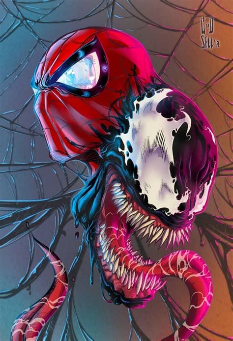 Spider Man And Venom Marvel Artwork Spiderman Artwork Superhero
