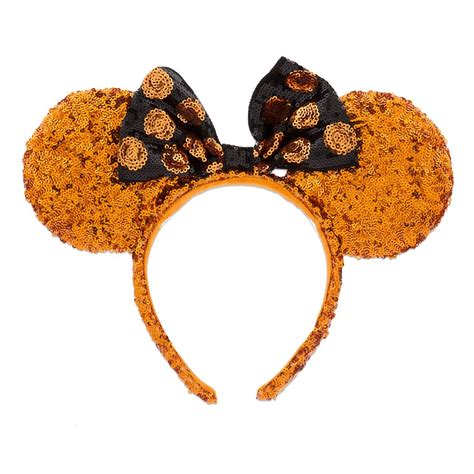 Minnie Mouse Halloween Ears Sequined Headband Disney Store