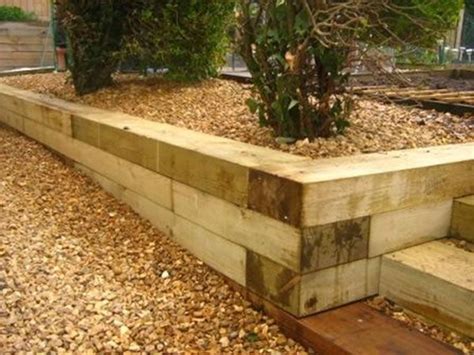 Pin By Jaclyn On Retaining Walls Landscape Timbers Landscaping