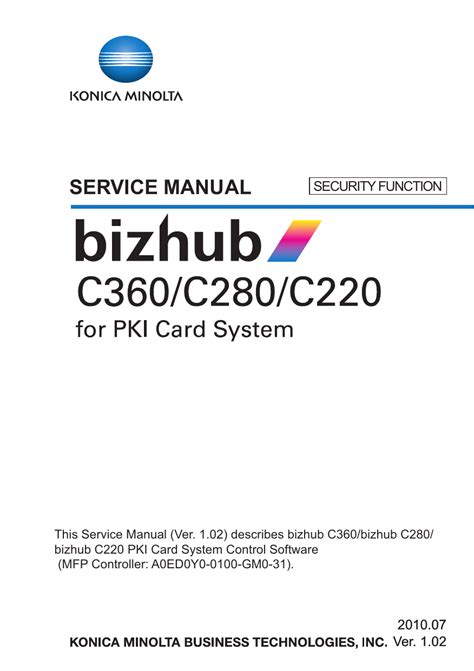 Find everything from driver to manuals of all of our bizhub or accurio products. Konica Minolta bizhub C360 Series, bizhub C280 Series ...