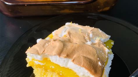 Lemon Meringue Cake Recipe Youtube