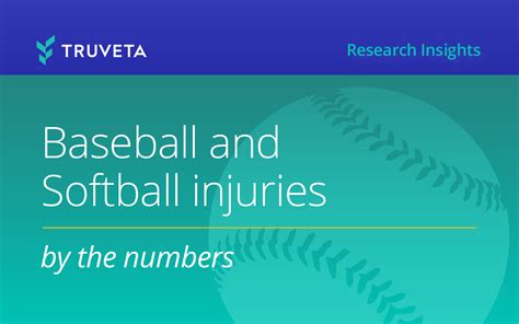 Batter Up Baseball And Softball Injuries By The Numbers Truveta