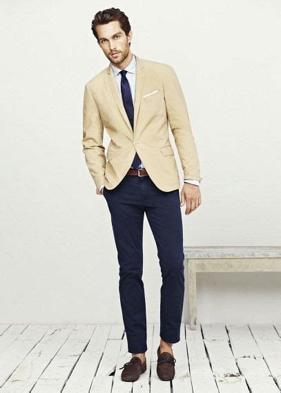 The most important thing you can take into consideration when searching for the tie that is right for you is to avoid those which feature any white or cream in them, as this can easily clash with a. Image result for cream suit navy pants | Mens outfits ...