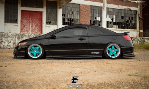 Save $4,035 on a 2012 honda civic si near you. Exotic Blue Avant Garde Rims Enhancing Custom Stanced ...