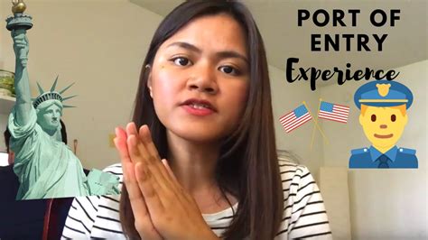 Usa Port Of Entry Experience Tips Cr1 Visa 🇺🇸🇵🇭 Youtube