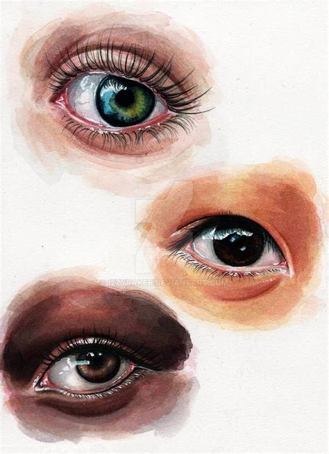 Eye Study By Izzybaker On Deviantart Art Painting Eye Painting