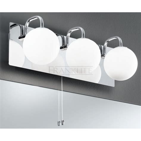 With many varieties of modern bathroom wall lights in our selection, you'll be sure to find the wall light that fits your bathroom. Franklite Modern 3 Light Bathroom Wall Fitting in Polished ...