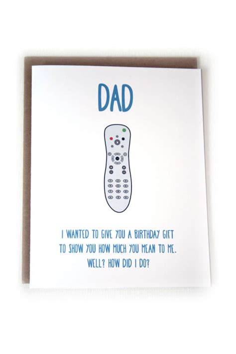 Dads Birthday Card Birthday Card For Dad Greeting Card Etsy