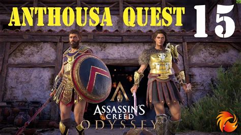 assassins creed odyssey to find a girl quest anthousa the monger brasidas youtube