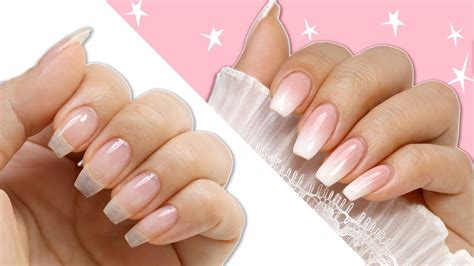 French Ombre With Diamonds Elevate Your Look With Sparkling Nails