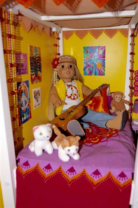 julie s bedroom american girl doll house girls dollhouse girl dolls