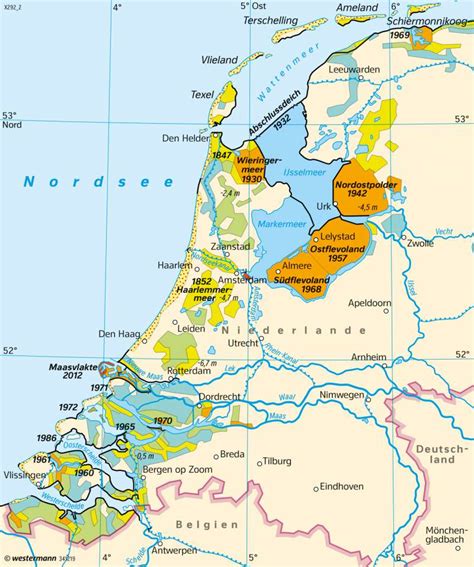 Niederlande, karte, land, grenzen, flagge, staaten. Niederlande Karte Städte - Artland Qualitatsbilder I ...