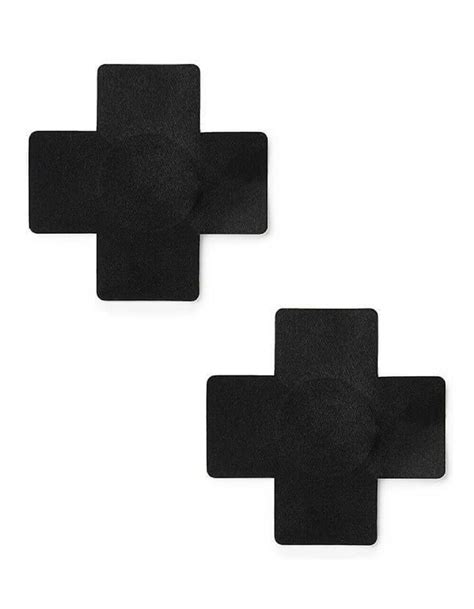 Perfection Black Cross Nipple Covers 3 Pairs 5060263132356 Ebay