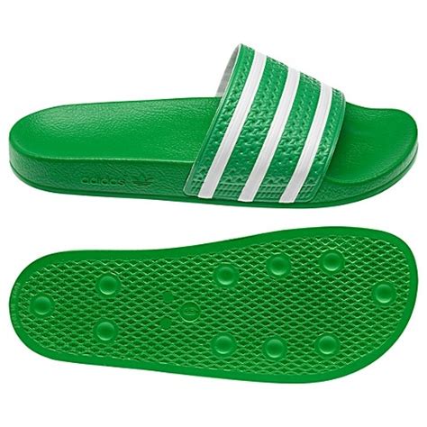 Adidas Adilette Slides Green My Style Pinterest