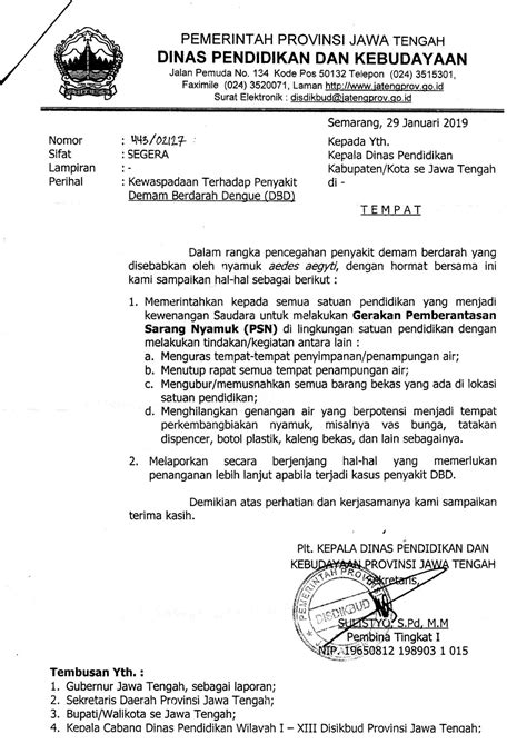 Kop Surat Pemerintah Provinsi Jawa Tengah Contoh Kop Surat My Xxx Hot