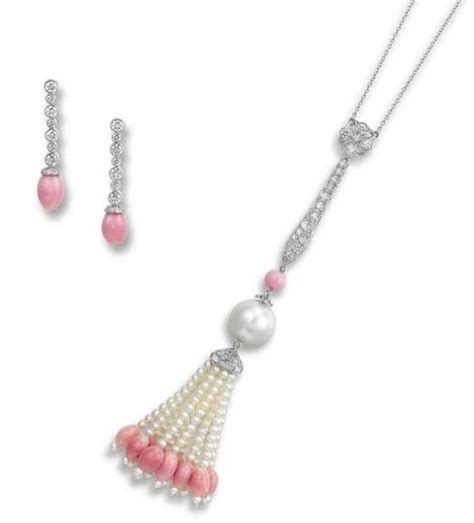 Tiffany And Co Conch Pearls Tassel Conch Pearls