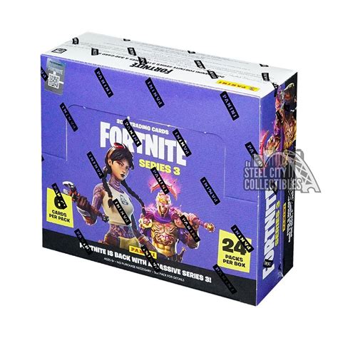 2021 Panini Fortnite Series 3 Trading Cards Box Steel City Collectibles
