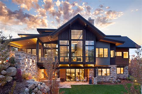 A Modern Home Built Into The Hill Mountain Living